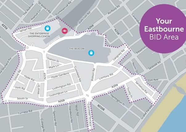proposed Eastbourne BID area