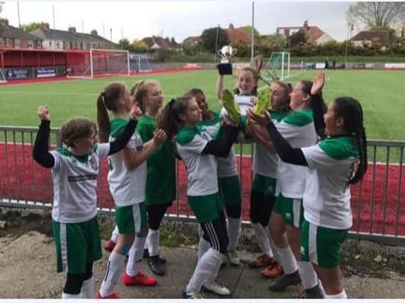 Bognor under-12 girls lift the Europa Cup