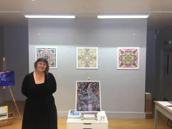Joanne Webb at the gallery