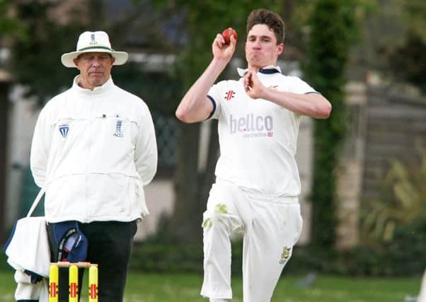 Hastings Priory pace bowler Adam Pye has suffered a setback in his quest to return from injury. Picture courtesy Derek Martin