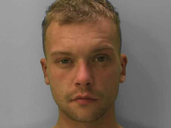Luke Smith, 27, was convicted at Hove Crown Court today. Photo: Sussex Police