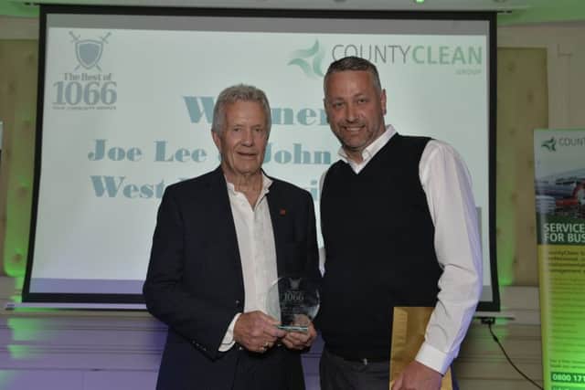 JPI 1066 Community Awards 2019 (Photo by Jon Rigby). Sporting Star Award winner - Joe Lee and John Gray