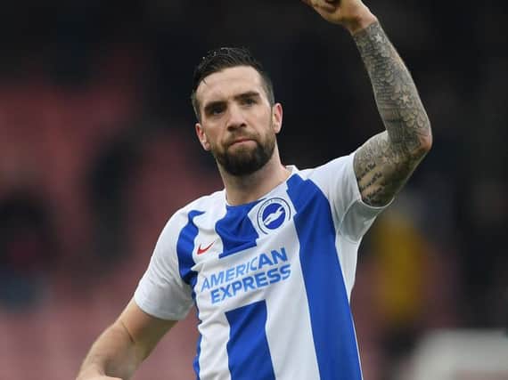 Brighton & Hove Albion's Irish defender Shane Duffy. Picture courtesy of Getty Images