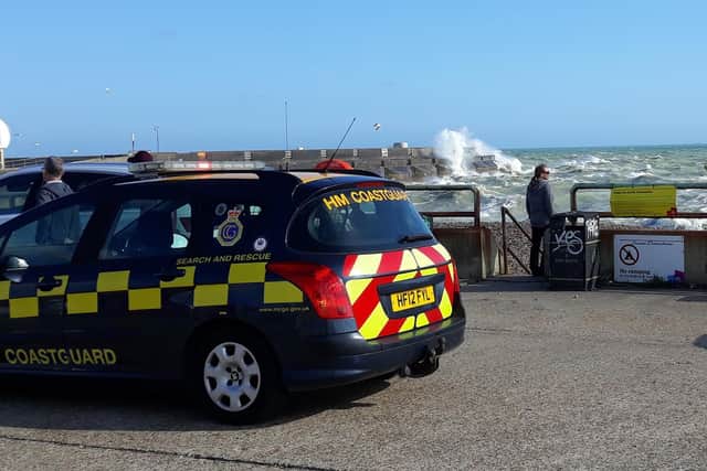 A boy was rescued from the sea near Brighton Marina