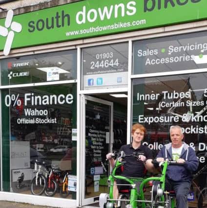 South Downs Bikes has donated two helmets