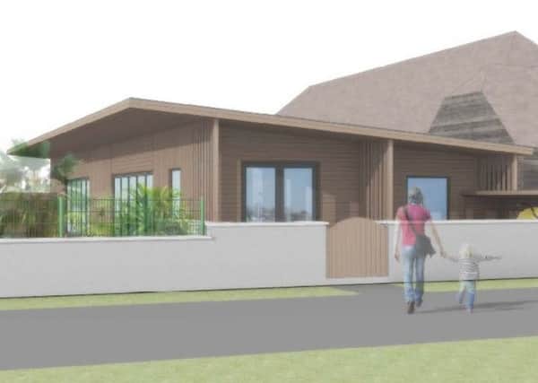 An artist's impression of the proposed new building for Gingerbread Nursery