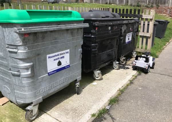Emma Hanks said both her bins have been set alight in the past week