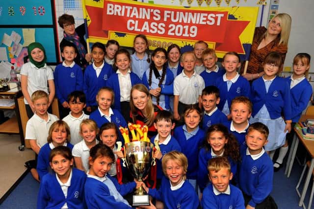 Foxes Class at Castlewood Primary School has been voted the funniest class in Britain