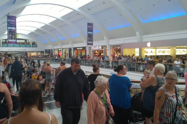 The queues for Build A Bear at Churchill Square (Photograph: Helen Williams)