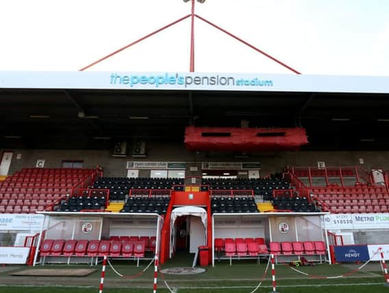 Crawley Town's People's Pension Stadium.
Picture by: Stephen Lawrence/Southern News & Pictures (SNAP)