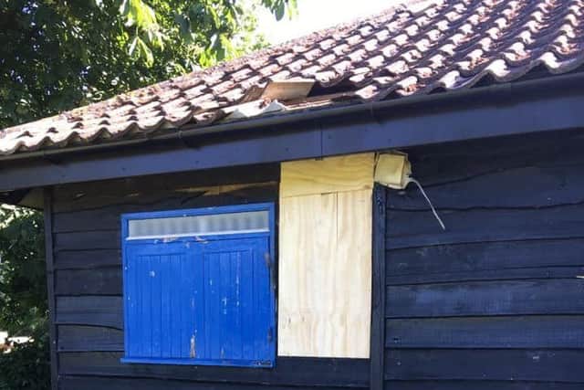 The pavilion at Cuckfield Recreation Ground was struck by vandals during the early hours of Friday morning (June 21)