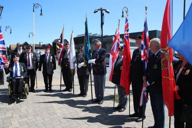 Veterans gathered at  Winkle Island to commemorate the 75th Anniversary of D-Day SUS-190618-155226001