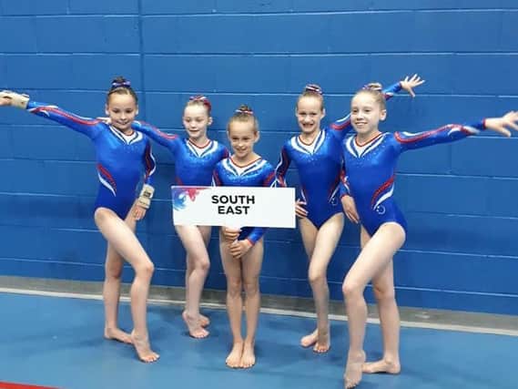 Wickers Gymnastics Club had two members represent the south east region in a national event