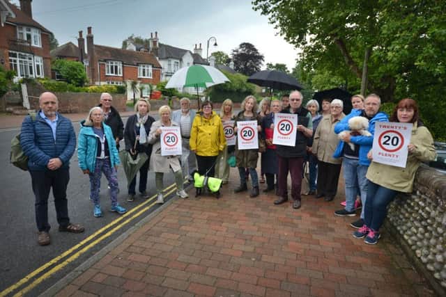 Concerned residents in Bexhill Old Town calling for traffic calming measures. SUS-190619-120733001