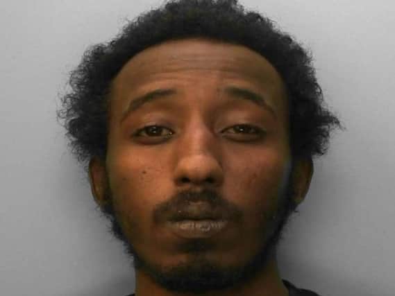 Mahad Hussein, 22, unemployed, of Copenhagen Place, Tower Hamlets, London, was found guilty of two counts of rape, and was sentenced at Hove Crown Court today.