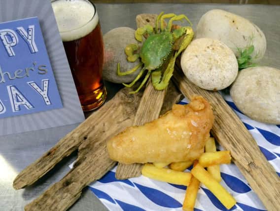 Say `Happy Father's Day' with beer-battered fish and chips