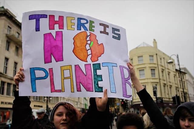 Climate change rally, Hastings 15-03-19. Images by Project Rewild SUS-190316-144755001