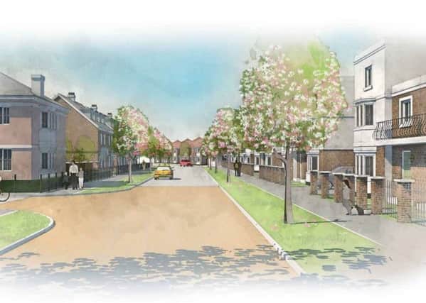 Illustrative artist's impression of scheme for 500 new homes in Hassocks SUS-190614-135329001