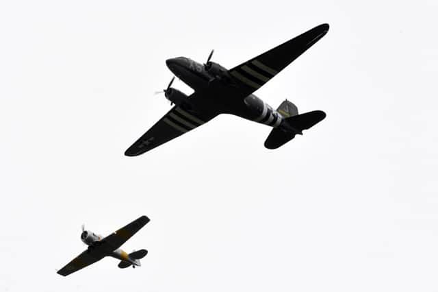 D-Day Dakota fly past (Photo by Jon Rigby) SUS-190506-202029001