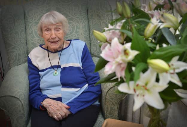 106-year-old Ivy Galpin at Sandhurst Rest Home in Bexhill.