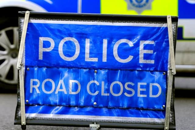 The A259 is closed in Worthing