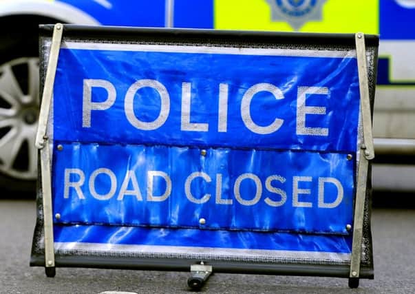 The A259 is closed in Worthing