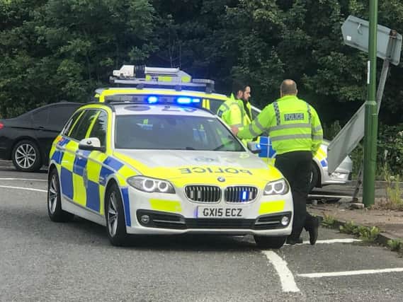 Police respond to the tragic accident on the A280