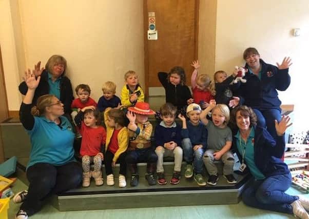 Holbrook Community Preschool celebrate outstanding Ofsted