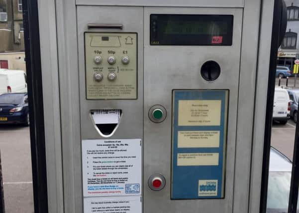 Pay and display parking meter in Hastings