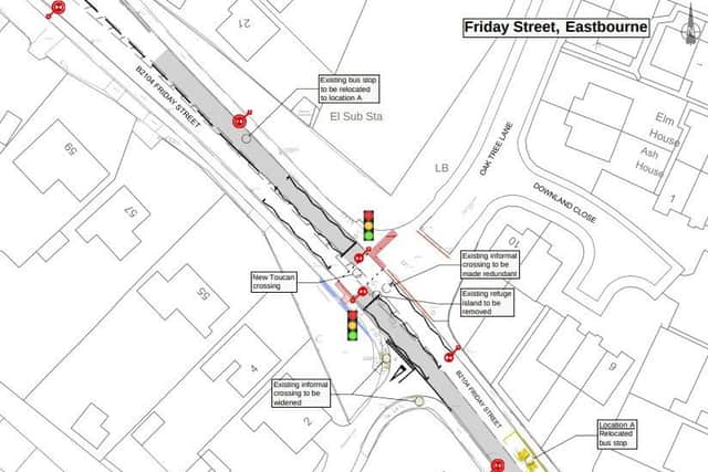 Location plan for new traffic lights