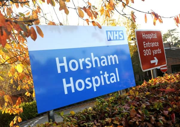 Horsham hospital entrance