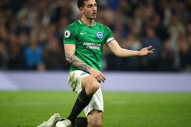 Lewis Dunk of Brighton and Hove Albion.