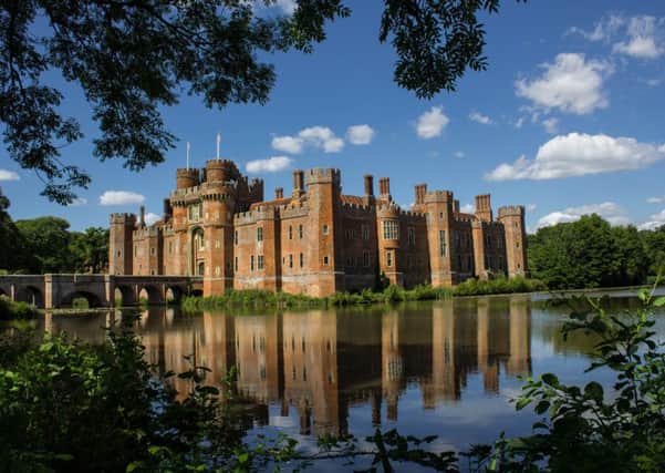 Val Berbec took this beautiful photograph of Herstmonceux Castle on a summer's day, with the castle walls reflecting perfectly in the moat. SUS-160831-115505001