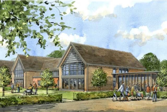 An artist's impression of how the new hospice will look