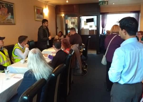 Help the community Help Themselves networking event at the Cinnamon Spice restaurant, SUS-190619-115348001