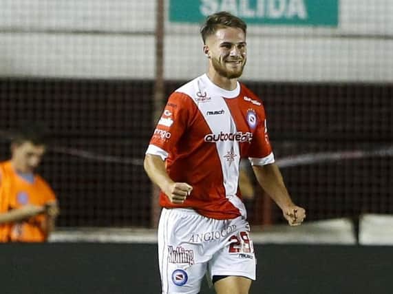 Brighton & Hove Albion's Alexis Mac Allister in action for Argentinos Juniors. Picture courtesy of Getty Images