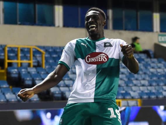 Freddie Ladapo of Plymouth Argyle (Photo by Harriet Lander/Getty Images)