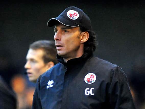 Crawley Town manager Gabriele Cioffi. Picture by Steve Robards