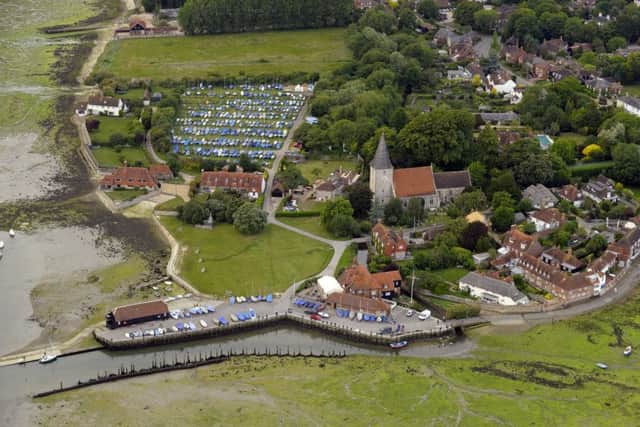 Aerial view of Bosham. Picture: Allan Hutchings