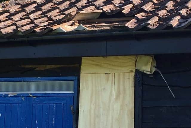 It is not the first time the pavilion at Cuckfield Recreation Ground has been targeted by vandals