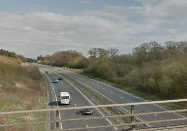 The A27 will be closed for six nights between Clapham and the A24 (Picture: Google Maps)