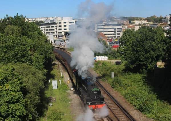 Steam train at Hastings 1 SUS-190624-081130001