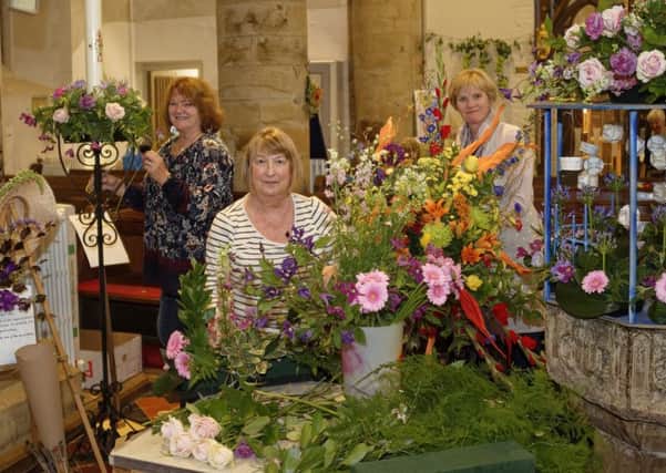 Flower festival at St Mary's Church in Horsham