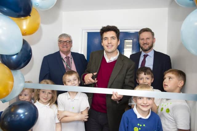 Huw Merriman, MP for Bexhill and Battle, officially opened the school