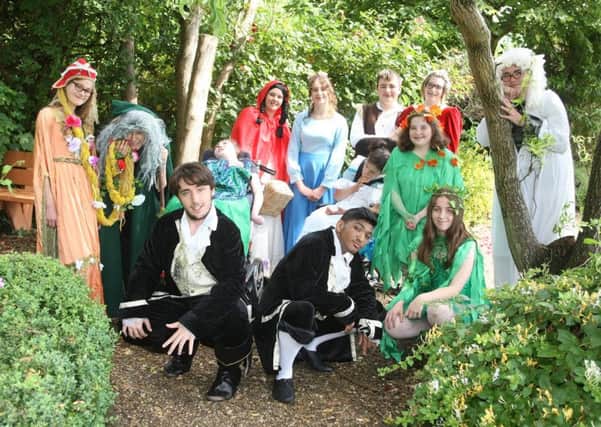 Students at Oak Grove College in Worthing are putting on Into the Woods at the Connaught Theatre, Worthing. Photo by Derek Martin DM1963990a
