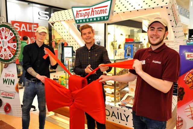 Krispy Kreme is selling its doughnut in County Mall, Crawley