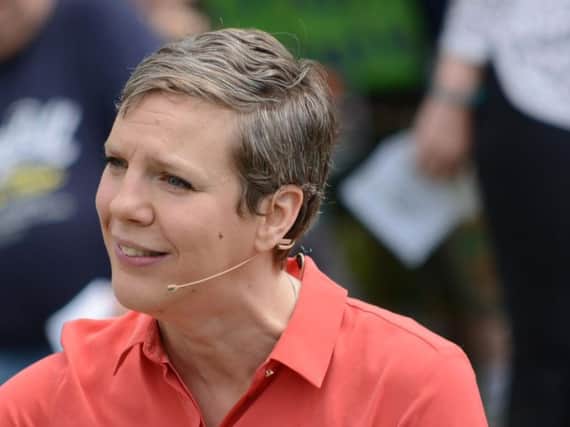 Actress and comedian Francesca Martinez opened this year's Ingfield Manor School summer fayre