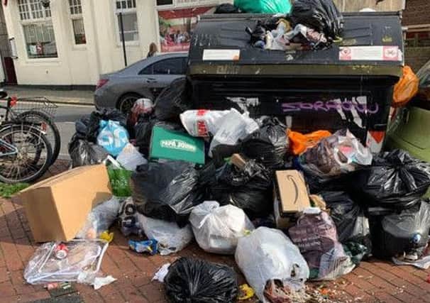 Rubbish In Kemp Town