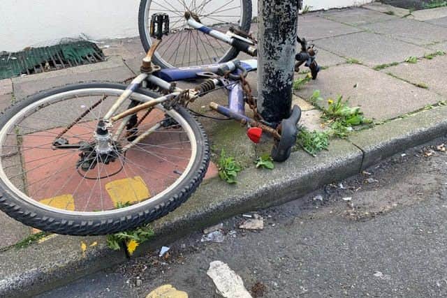 An abandoned bike