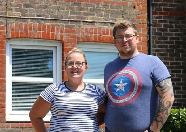 Ellie and Jordan Rome's house was provided through the new, free, Opening Doors letting scheme